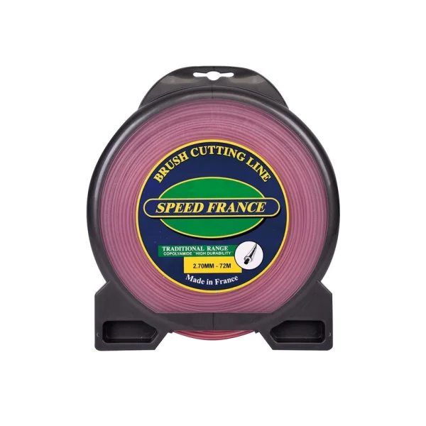 [SPEED FRANCE] Nylon Line (2.7Øx72M, Round, White/ Red, Pro)