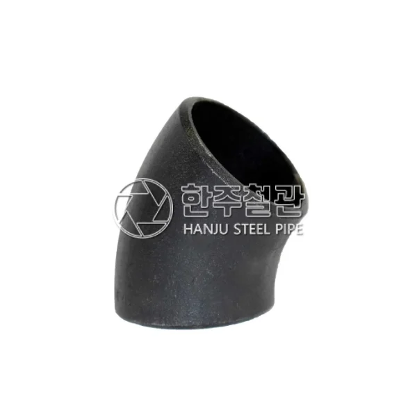 DONGYANG BEND Black Welding Elbow (45D, LONG/ 15A/ 21.7mm, 1 pc)
