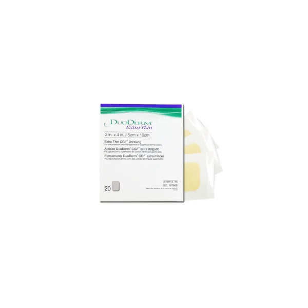 [CONVATEC] DuoDERM Extra Thin (5cmx10cm, 20 sheets, Hydrocolloid Dressing)
