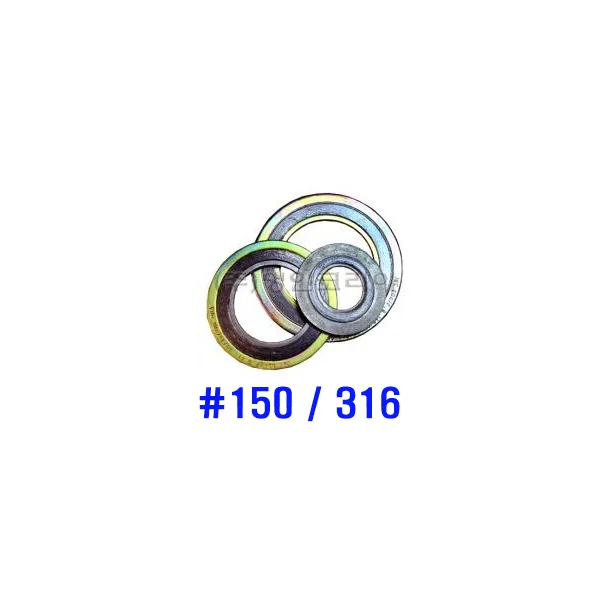 [HANA TOOLS] Metal Gasket Inner/ Outer Ring (SUS316) #150 450A