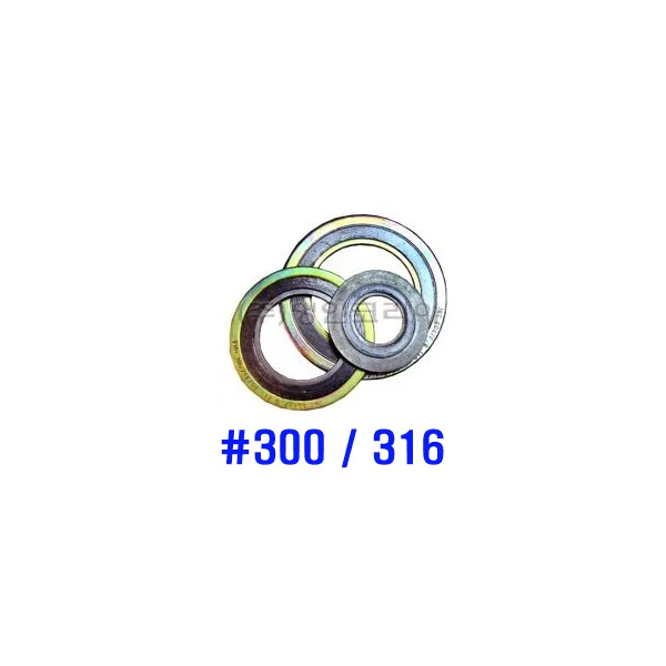 [HANA TOOLS] Metal Gasket Inner/ Outer Ring (SUS316) #300 450A