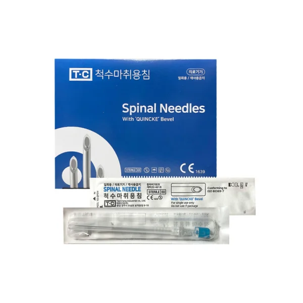 [TAECHANG] Disposable Puncture Needle (22G, 90mm, 50 pcs, Spinal/ Needle/ Vertebral/ Anesthesia)