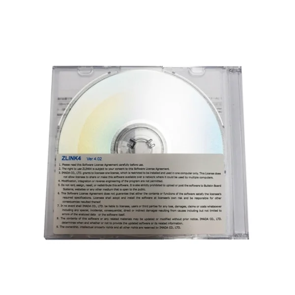 IMADA Push - Pull Gauge Software Z - LINK - VER4 (DSV/ DST USB, Cable Sold Separately)