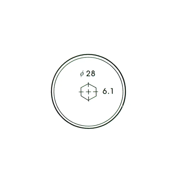 [NT] Cutter Blade - Round BR - 28P 0.3T*∮28(2PCS)