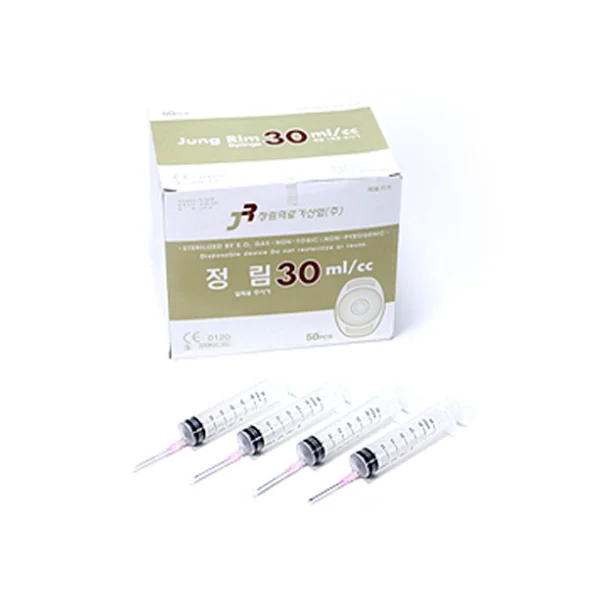 [JUNGLIM MEDICAL] Disposable Syringe 30cc (18G, 1 - 1/ 2 inch, 50 pcs)