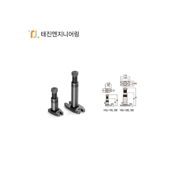 TAEJIN ENGINEERING Heavy Screw Jack SHSJ - 1250