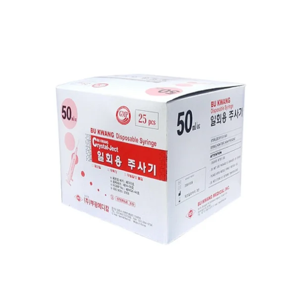 [BUKWANG MEDICAL] Disposable Syringe 50cc (Needleless, 25 pcs)