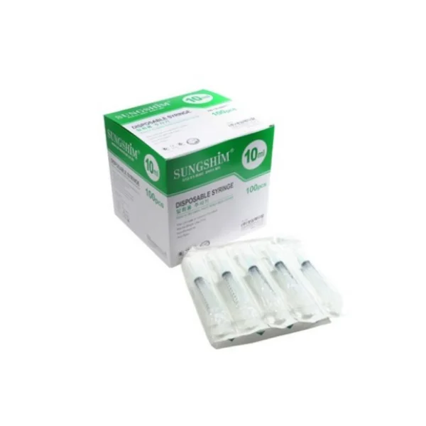 [SUNGSHIM MEDICAL] Disposable Syringe 10cc (21G, 1 - 1/ 4 inch, 100 pcs)