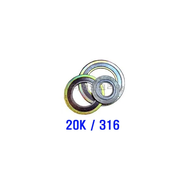 [HANA TOOLS] Metal Gasket Inner Ring (SUS316) Outer Ring (Iron) 20K 450A