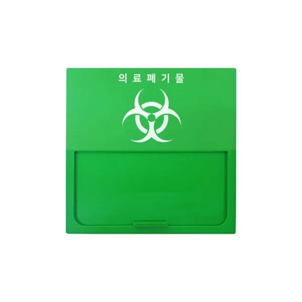 Medical Waste Box Lid Green 460x460mm