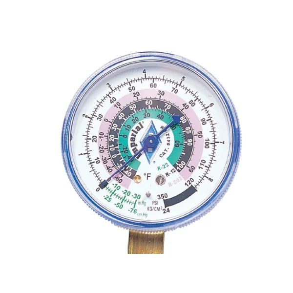 [IMPERIAL] Refrigeration Gauge 432 CM (Low Pressure Blue, 1 pc)