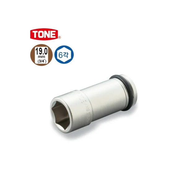 [TONE] Impact Long Socket 6NV - 36L (Hex, 3/ 4" Drive, 36mm)