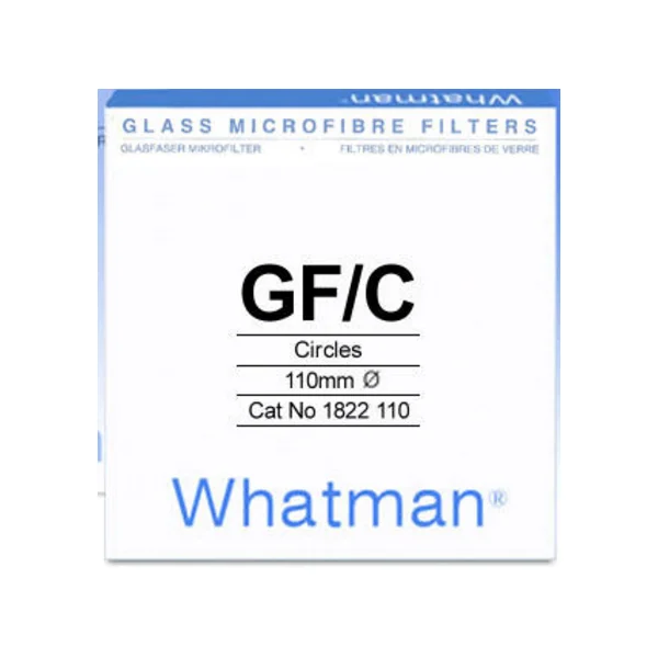 WHATMAN Glass Fiber Filter Paper 1822 - 110 (GF/ C, 100 sheets/ diameter 110mm, Glass Micro Fiber Filter)