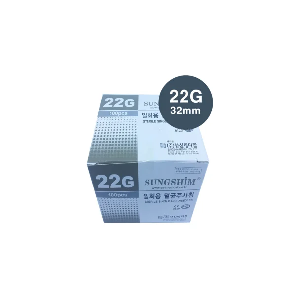 [SUNGSHIM MEDICAL] (22G, 1 - 1/ 4Inch, 100/ PACK,/)