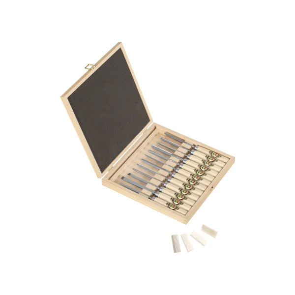 [TWO CHERRIES] Carving Chisel Set 3154HK (12PCS)