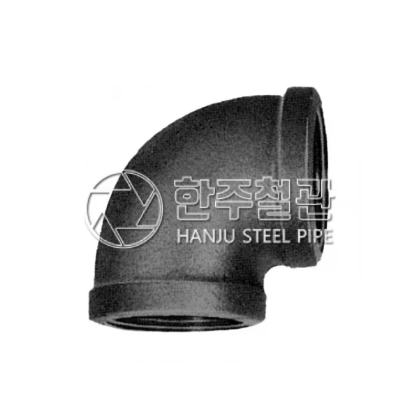 [JH METAL] Black Male Elbow (90 Degree/ 15A, 1 pc)