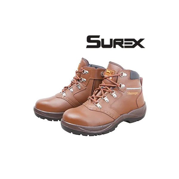 SHUREX 6 - inch Injection Safety Shoes SR - 603 (Brown, 265mm, Work Shoes)