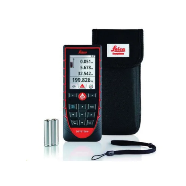 LEICA Laser Distance Meter (Package) DISTO - D510PACK 5cm - 200m, Tripod (TRI - 70), Adapter (FTA - 360), Case