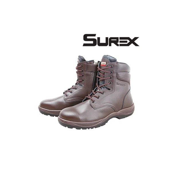 [SHUREX] 8 - inch Injection Safety Shoes REX - 815 (Brown, 250mm, Work Shoes)