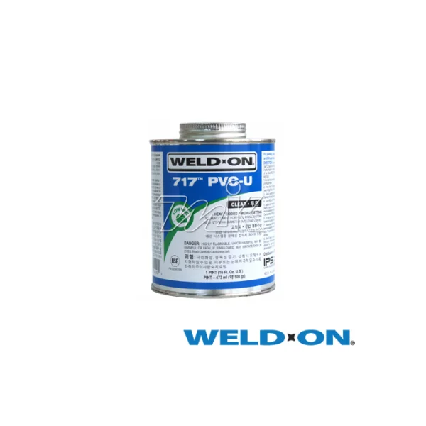 [WELDON] WELDON 717 (Gray) (PVC Adhesive) 1KG