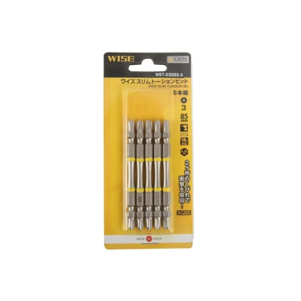 [WISE] Slim Torsion Bit WST - 03085 - 5 (#3x85mm, 5EA)