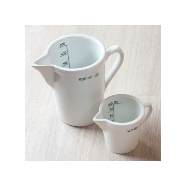 [JIPO] Porcelain Beaker with Handle (500ml, Ø97×H131mm, with Handle, 241a/ 3)
