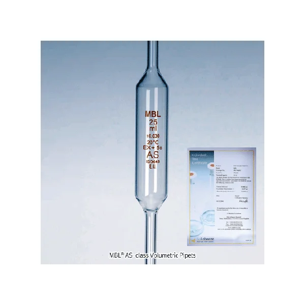 [MBL] AS Grade Volumetric Pipette 2ml Mb.PRA722AS