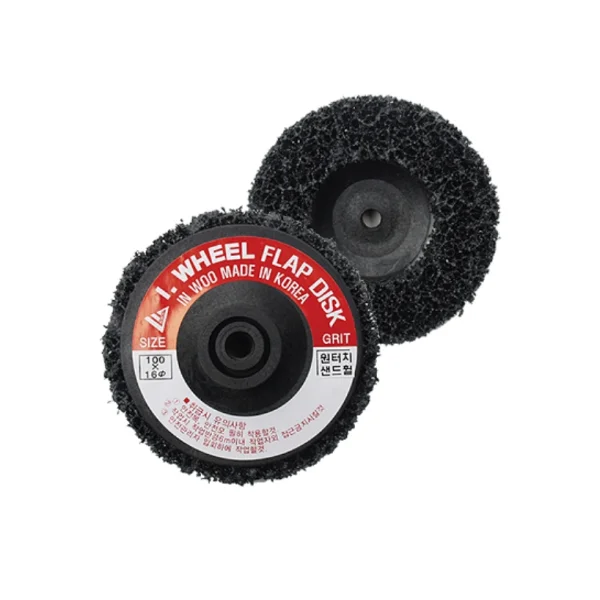 INWOOTECH Wool Disc Wheel Paper (Polishing/ I - Wheel) AFD - 04W - IW 4"×5/ 8"