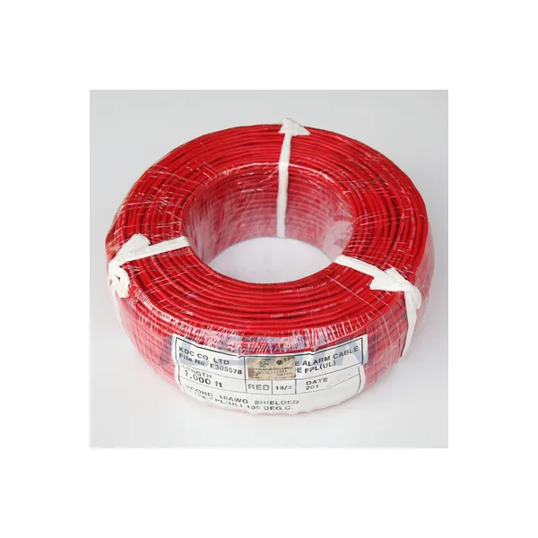 [KD] Other/ LED Wire, Fire Alarm TSP, Braided Wire, Binding Wire - TSP UL1424 (Fire Alarm Wire) - AWG16 * 1P Red (300M)