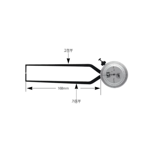 [KASEDA] Dial Caliper for Outer Diameter F1 Type * F180 - 2 20 - 44MMX0.02