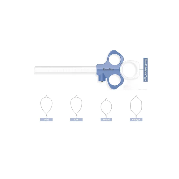 ENDOMAX Disposable Endoscopic Snare Hot & Cold Non - Rotating OVAL 15mm