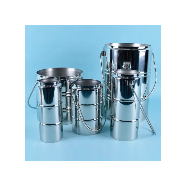 [SANSYO] SUS Stainless Steel Dewar Flask (6L, ID Ø185×269, OD Ø200×300mm, 91 - 3677 - 5)