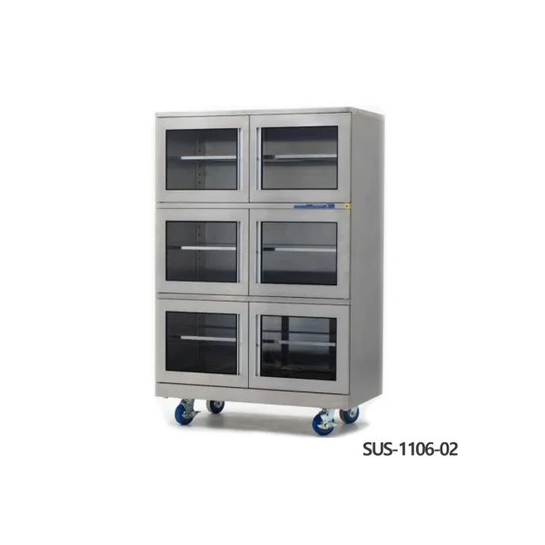 Totech Auto Humidity Control Desiccator 2% RH (680L, ID W610×D730×H1560mm, OD W620×D780×H1840mm, 5 Shelves, SUS - 702 - 02)