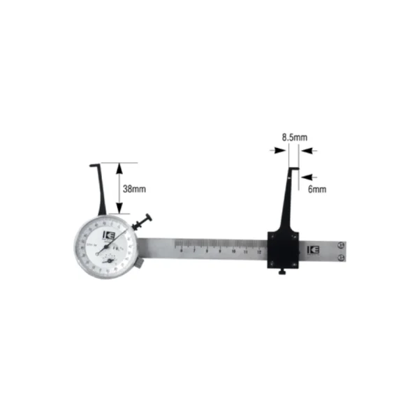 [KASEDA] Dial Caliper for Inside Measurement LA - 8 60 - 500MMX0.01