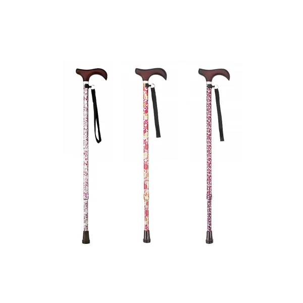 Makitech New Flower Adjustable Cane (AS - 10) (Purple Flower)