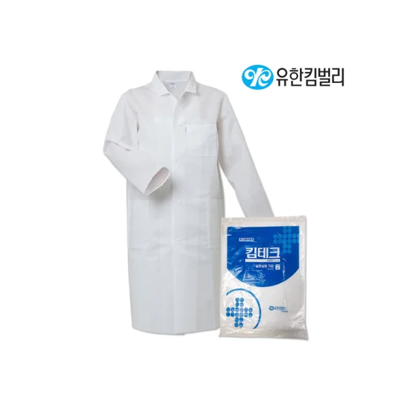 [YUHAN - KIMBERLY] Kimtech Lab Coat 4306380 (White, XL, For Lab/ Workwear)