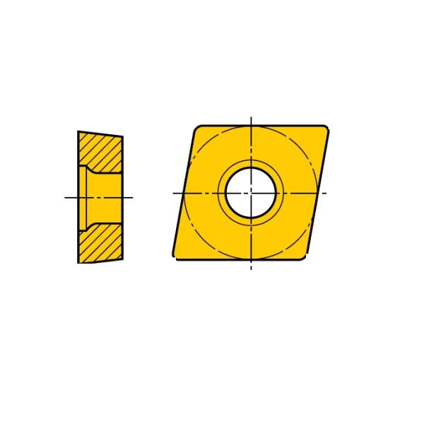 TAEGUTEC Turning Insert CCMT - 09T304 - FG - TT8080