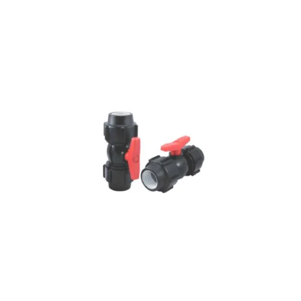 [JSC] PE Union Ball Valve (40A/ 48mm/ 10kg/ ㎠, 1 pc)