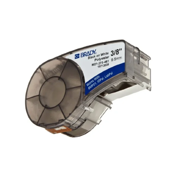 [BRADY] BMP21LAB Label Tape M21 - 375 - 461 (3/ 8 inch/ 9.5mm Width, 6.4m Length)