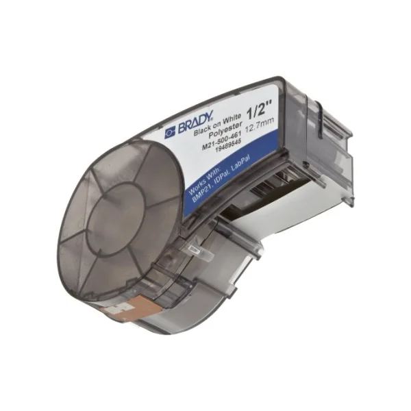 [BRADY] BMP21LAB Label Tape M21 - 500 - 461 (1/ 2 inch/ 12.5mm Width, 6.4m Length)