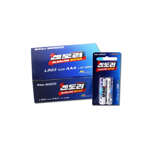 [RE BATTERY] SSENDORI LR03 AAA Size 40 pcs Card