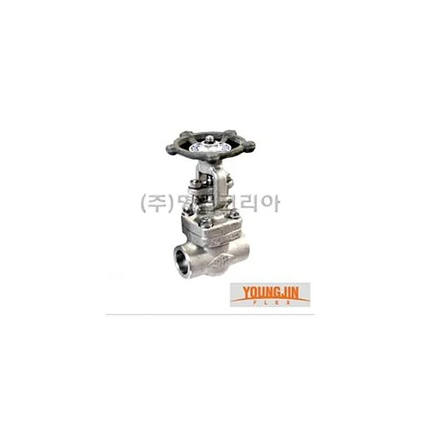 [YOUNGJIN FLEX] Gate Valve (Welding Type/ F304/ 15A/ 15mm/ 13MPa, 1 pc)