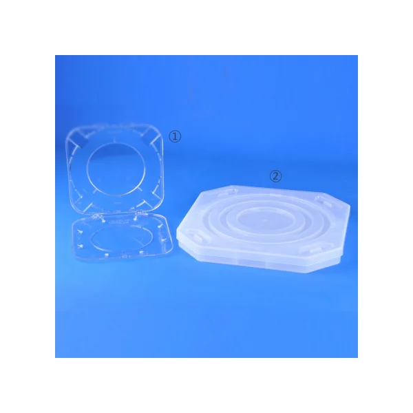 [E - PAK] PC Single Wafer Shipping Box (W210×D210×H20mm, 8 - inch, L8 - SWSP200C)