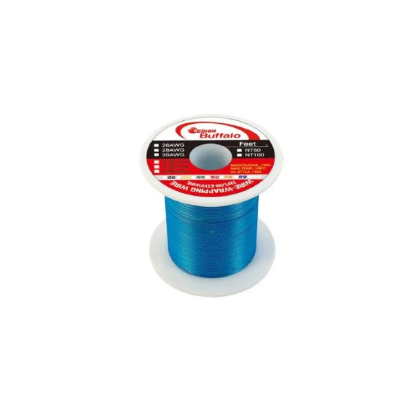 [SESHIN BUFFALO] Wrapping Wire SB - 30AWG (Ø0.25x50M, Blue)
