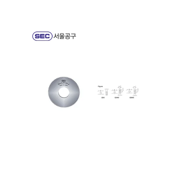 SEOUL TOOL Metal Slitting Saw 75 * 2.5T