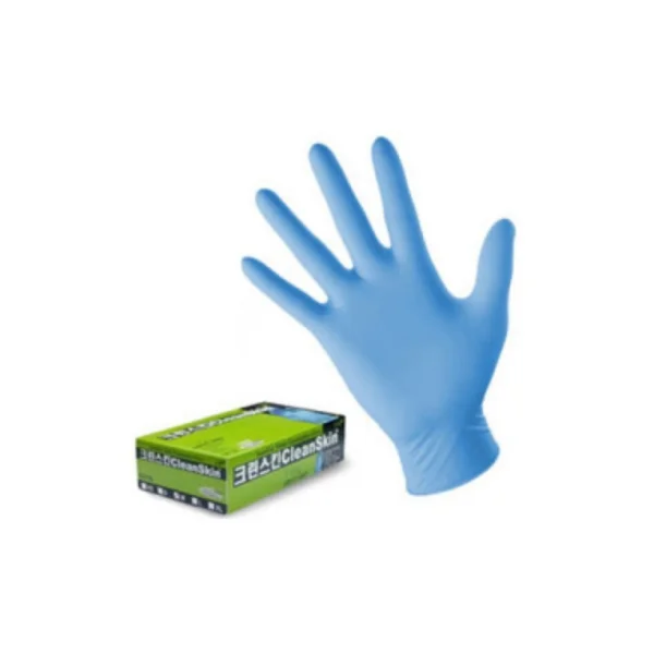CLEANSKIN Light Nitrile Gloves (Blue/ L, 100 pcs/ pack, Powder - free)