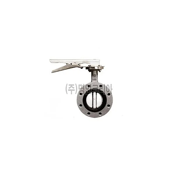 [HONGSHIN VALVE] Butterfly Valve (Lever Type Stainless Steel Flange/ 100A/ 100mm, 1 pc)