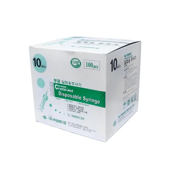 [BUKWANG MEDICAL] Disposable Syringe 10cc (Needle - free, 100 pcs)