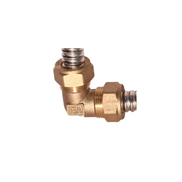 Jungwon Corrugated Pipe Double Elbow (25A/ 32mm, 1 pc)