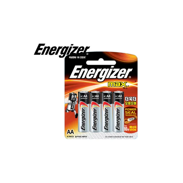 Energizer Max AA Battery Card (4 pcs)